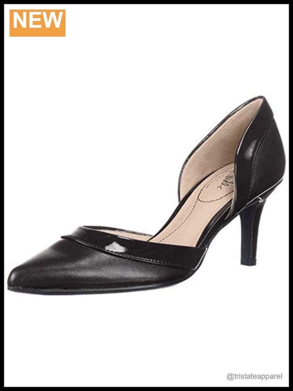 LifeStride Saldana Women's Pump Pointed Toe Stiletto Heel Synthetic